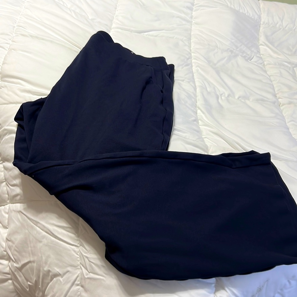 Lane Bryant pull on navy dress pants 18/20